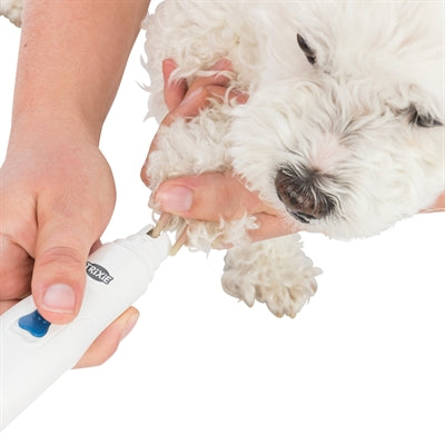Trixie Battery-Powered Nail File Grinder White 14 Cm