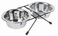 Trixie Food / Water Bowl Set Stainless Steel / Metal