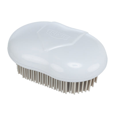 Trixie Textile Brush White / Grey 7X10 Cm