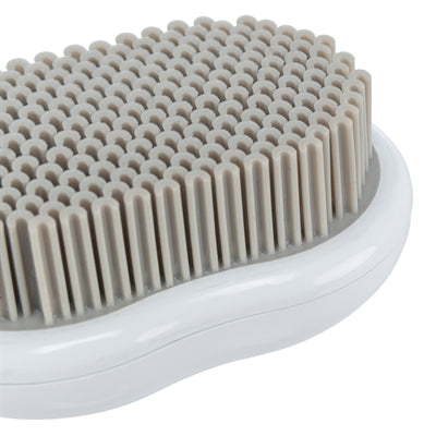 Trixie Textile Brush White / Grey 7X10 Cm