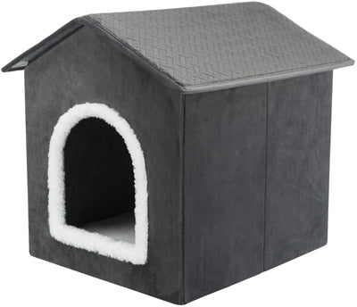 Trixie Dog Bed / Cat Bed House Livia Grey / White