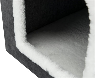 Trixie Dog Bed / Cat Bed House Livia Grey / White