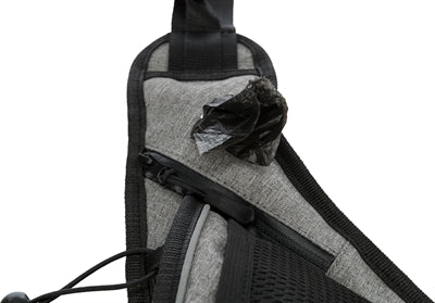 Trixie Jogging Belt With Leash Grey / Black