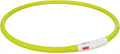 Trixie Light-Up Dog Collar Usb Silicone Rechargeable Green 70X1 Cm