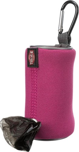 Trixie Poop Bag Holder Neoprene With 20 Bags Assorted