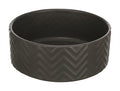 Trixie Food Bowl / Water Bowl Wave Ceramic Grey