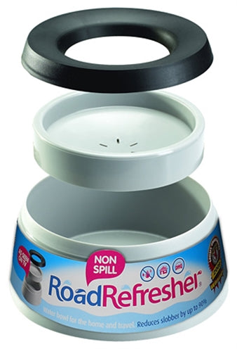 Road Refresher Travel Water Bowl Grey