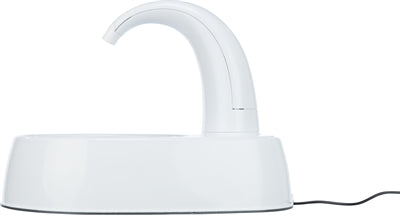 Trixie Drinking Fountain Curved Stream Plastic White 25X35X24.5 Cm 2,6 Ltr
