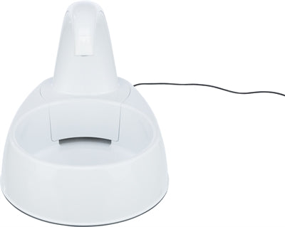 Trixie Drinking Fountain Curved Stream Plastic White 25X35X24.5 Cm 2,6 Ltr