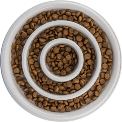 Trixie Slow Feeding Food Bowl Plastic / Tpr Assorted