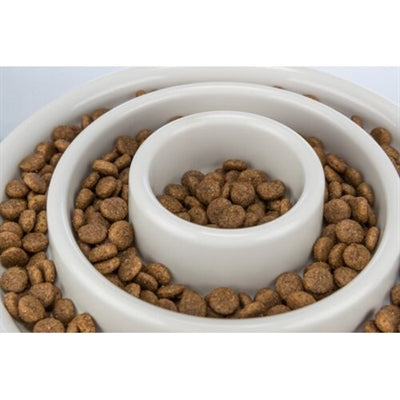 Trixie Slow Feeding Food Bowl Plastic / Tpr Assorted