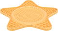 Trixie Lick'n'snack Mat Star Silicone Yellow 23,5 Cm