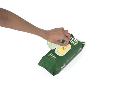 Earth Rated Dog Wipes Unscented Compostable 20,5X20,5 Cm 100 Pc
