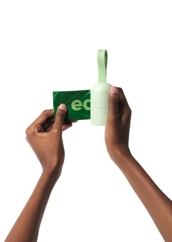Earth Rated Poop Bag Holder Unscented With 15 Recycled Poop Bags