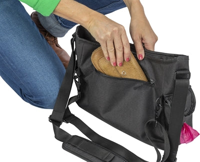 Trixie Walk And Dummy Bag Anthracite 34X9X29 Cm