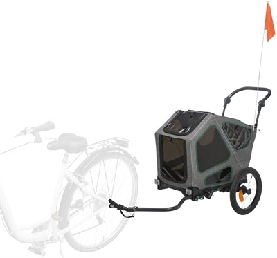 Trixie Bike Trailer Grey / Sage