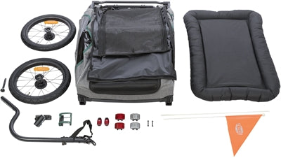 Trixie Bike Trailer Grey / Sage