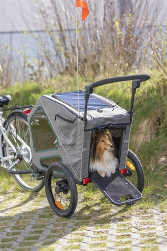 Trixie Bike Trailer Grey / Sage