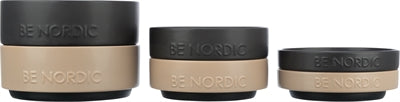 Trixie Be Nordic Dog Food Bowl Ceramic/ Rubber Taupe 18 Cm