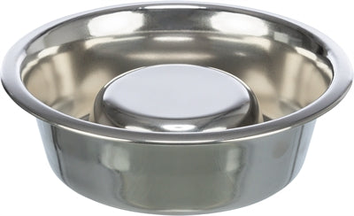 Trixie Dog Bowl Slow Feeding Stainless Steel