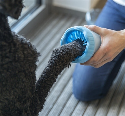 Trixie Paw Cleaner For Dogs Silicone / Pp Blue