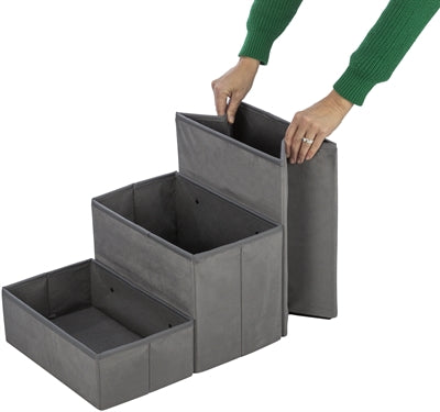 Trixie Dog Bed House Harvey With Stairs Grey / White