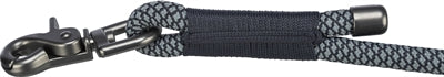 Trixie Soft Rope Dog Lead Adjustable Black / Grey