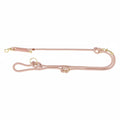 Trixie Soft Rope Dog Leash Adjustable Pink / Light Pink