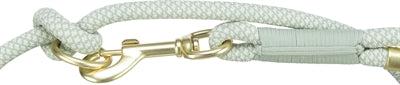 Trixie Soft Rope Dog Lead Adjustable Sage Green / Mint