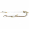 Trixie Soft Rope Adjustable Dog Lead Grey / Light Grey