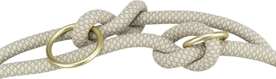 Trixie Soft Rope Adjustable Dog Lead Grey / Light Grey