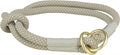 Trixie Dog Collar Soft Half-Slip Grey / Light Grey