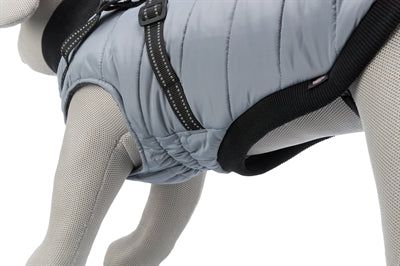 Trixie Dog Coat Pontis With Harness Grey