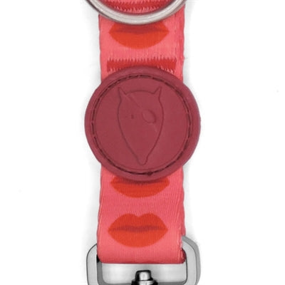 Morso Adjustable Dog Lead Recycled Lipstick Pink