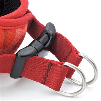 Morso Dog Harness Body Mesh Recycled Lipstick Pink