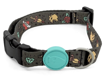 Morso Dog Collar Recycled Ink Tank Green