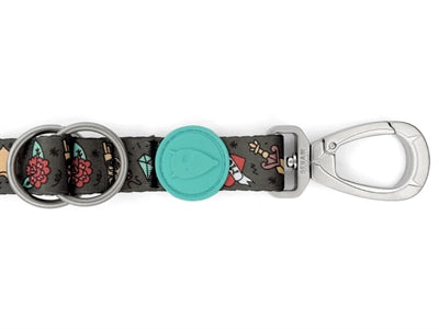 Morso Adjustable Dog Lead Recycled Ink Tank Green