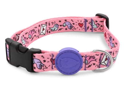 Morso Dog Collar Recycled Sweet Tweet Pink