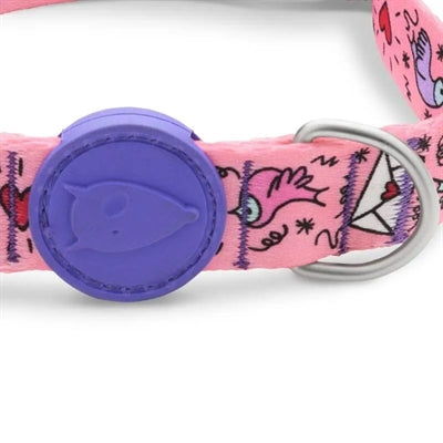 Morso Dog Collar Recycled Sweet Tweet Pink