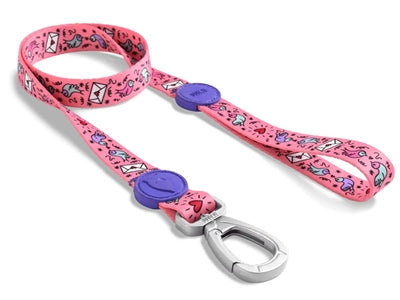 Morso Dog Lead Recycled Sweet Tweet Pink