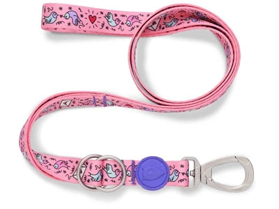 Morso Dog Lead Adjustable Recycled Sweet Tweet Pink