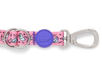 Morso Dog Lead Adjustable Recycled Sweet Tweet Pink