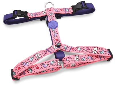Morso Dog Harness H-Harness Recycled Sweet Tweet Pink