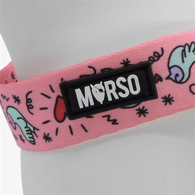 Morso Mini Dog Harness Adjustable Recycled Sweet Tweet Pink