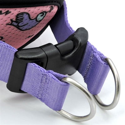 Morso Dog Harness Body Mesh Recycled Sweet Tweet Pink