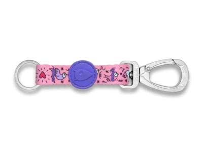 Morso Key Cord Keyring Recycled Sweet Tweet Pink