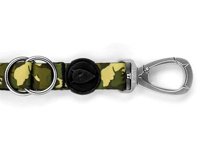 Morso Dog Lead Adjustable Recycled Full Metal Dog Brown