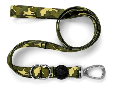 Morso Dog Lead Adjustable Recycled Full Metal Dog Brown