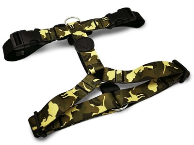 Morso Dog Harness H-Harness Recycled Full Metal Dog Brown