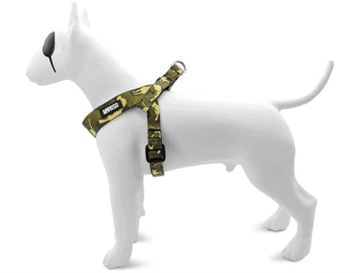 Morso Mini Dog Harness Adjustable Recycled Full Metal Dog Brown